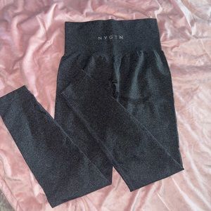 NVGTN Black Speckled Contour Seamless Leggings